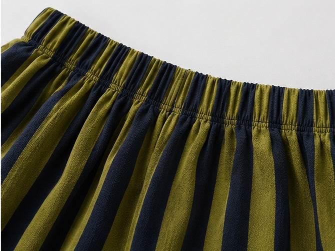 Pantalón bombacho rayas