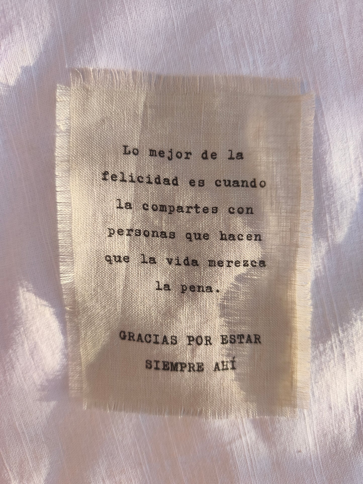 Carta de agradecimiento