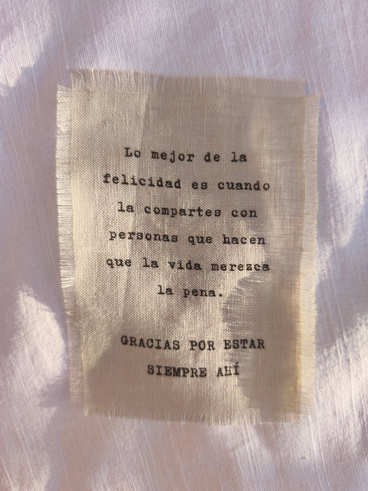 Carta de agradecimiento