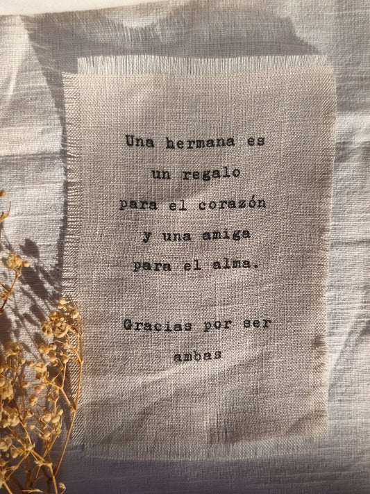 Carta para hermanas