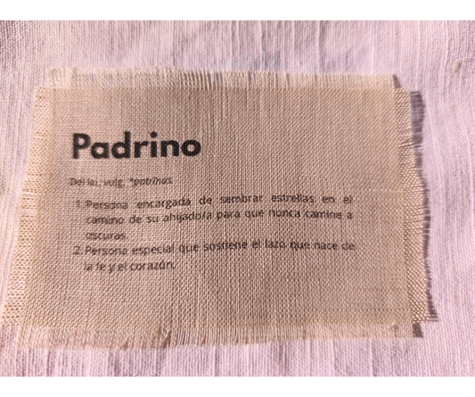 Revelado mini para padrinos