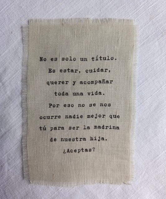 Carta para padrinos
