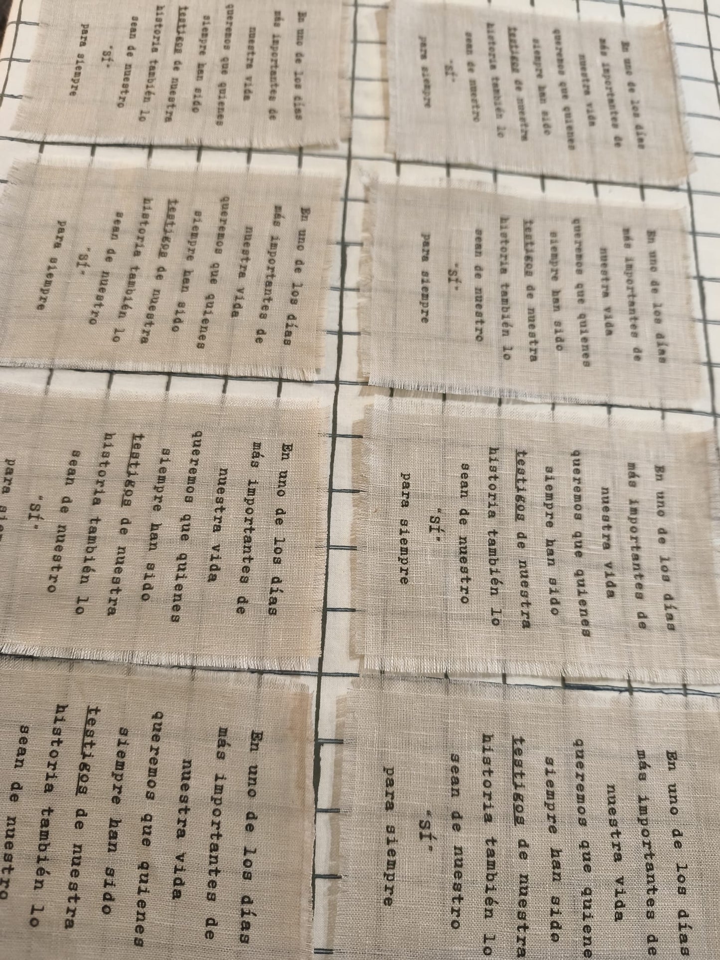 Carta para testigos