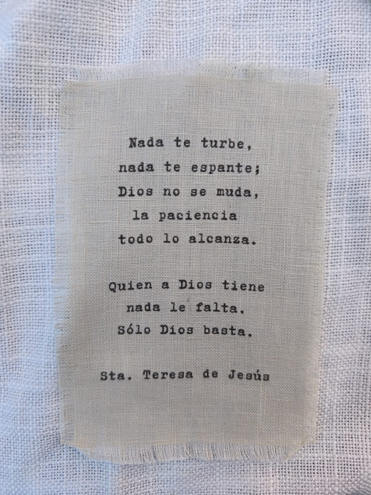 Revelado oración Sta. Teresa de Jesús